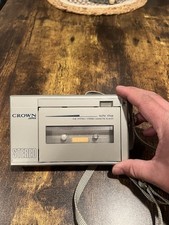 Vintage CROWN Mobile Stereo FM Radio Cassette Player CH-10 For Parts Or Repair