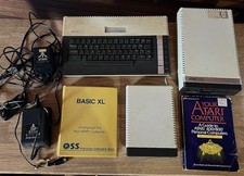 Atari 800XL Home Computer w/ 1030 Modem, 1050 Disk Drive, Manuals