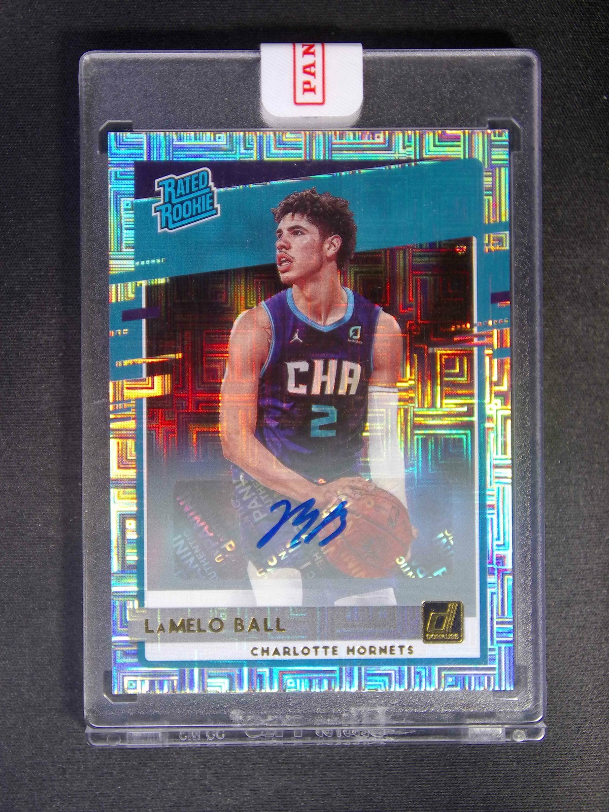 2020-21 Panini Donruss LaMelo Ball #202 RC Rated Rookie Auto Choice