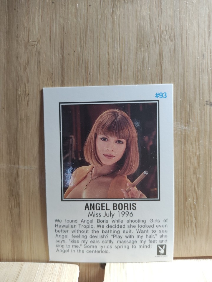 PLAYBOY 40 YEAR ANNIVERSARY 🏆2002 #93 ANGEL BORIS Card🏆 | eBay