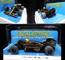 Scalextric Lotus 98T "No.12 Ayrton Senna" Monaco GP 1:32 Slot Car C4529