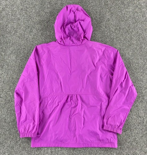 Columbia Girls Windbreaker Lightweight Jacket Full Zip Purple Size XL 18/20 - Picture 10 of 11