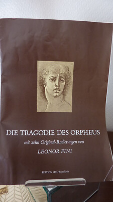 LEONOR FINI 4 div. Kunstkataloge+Preise z.B. ''Die Tragödie des Orpheus'' 1982