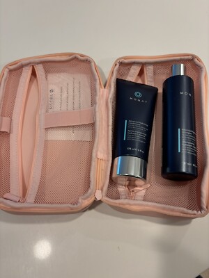 MONAT Advanced Hydrating Shampoo & Conditioner w. Rejuveniqe W/ Case