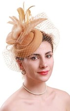 Cizoe Fascinators Hats 20s 50s Hat Pillbox Hat Cocktail Flower Tea Party Head...
