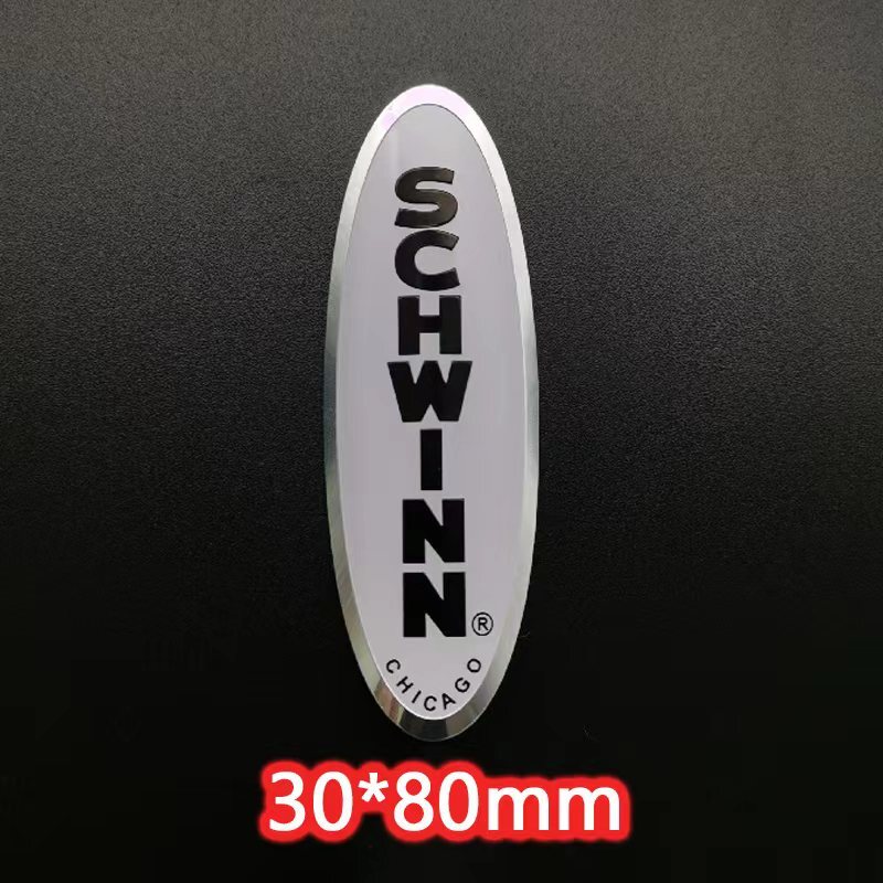 santa schwinn cycling  Bicycle Bike Alloy Head Badge Decals Stickers  emblem