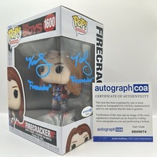 Valorie Curry “The Boys” AUTOGRAPH Firecracker 1600 Signed Twice Funko Pop ACOA
