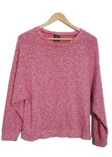 Bonds Ladies Size M Red Long Sleeve Jumper Sweater Sweatshirt Shirt Top