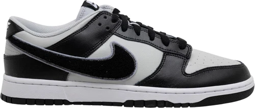 Nike Dunk Low Chenille Swoosh - Black Grey Fog