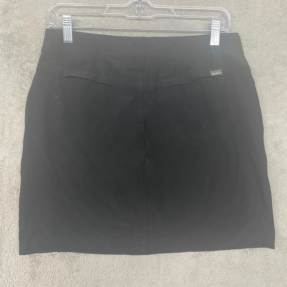 Falda Eddie Bauer Mujer 4 Negra Aventurero 2.0 Skort Tenis Golf Informal Foto 4 de 4