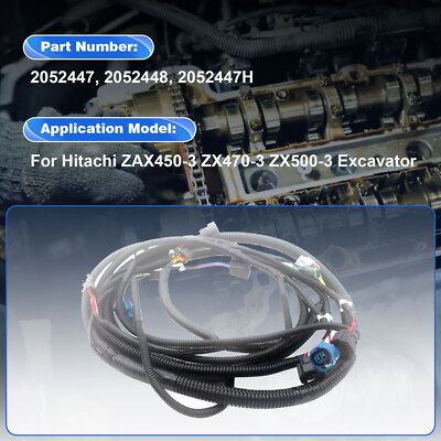Hydraulic Pump Wire Harness 2052447 2052448 For Hitachi ZAX450-3