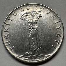 1966 Turkey 25 Kurus - Beautiful Coin - #A-092