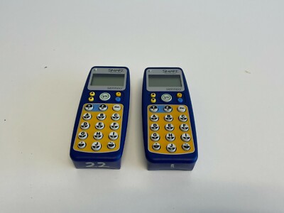 Lot of 2 SMART Technologies Senteo Interactive Response Clickers 03-00098-20A
