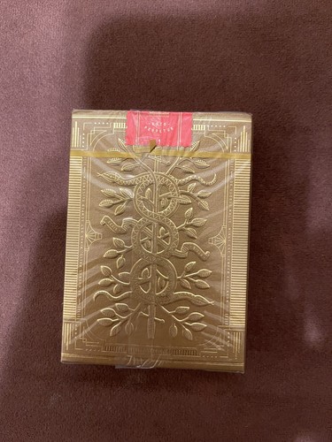 Gold Monarch Spielkarten von Theorie11 Golden Monarchs Deck Siegel Selten Silber - Bild 2 von 3