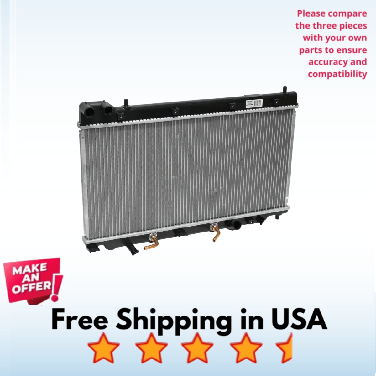 Radiator A/C Fit Honda Fit 2006-2008 | eBay Radiator A/C Fit Honda Fit 2006-2008 | eBay