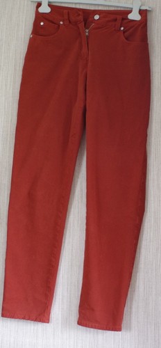 PIAZZA SEMPIONE Italia Ladrillo Marrón Algodón Elastizado Pantalón Skinny  Jeans para Mujer Talla 40 | eBay