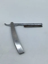 Antique Weck Hair Shaper Straight Razor Chrome by E. Weck & Co USA 4.5"