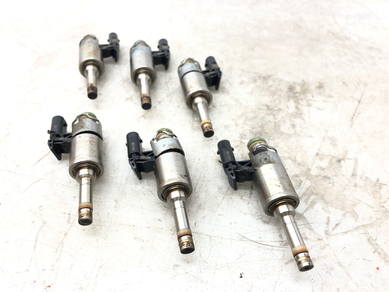 2016-2020 BENTLEY BENTAYGA 6.0L W12 FUEL INJECTOR SET 6 PCS 07P906036J OEM 2019