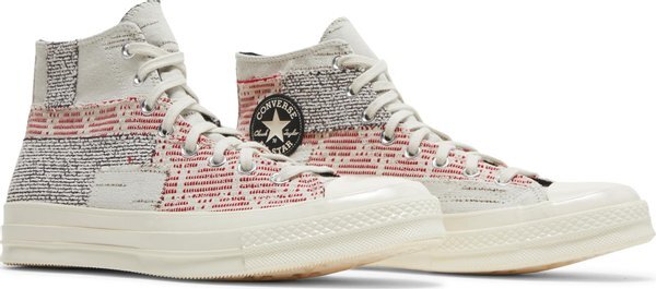 Converse Chuck 70 Patchwork Twill/Light Gray/Egre… - image 2