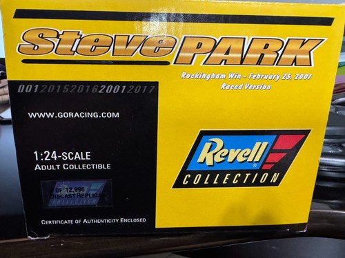 Steve Park #1 Pennzoil 2001 Rockingham Win 1:24 Diecast Revell Collection NIB - Picture 7 of 7
