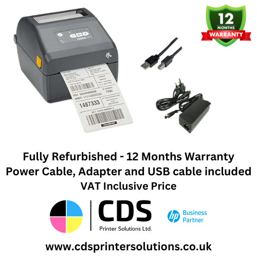 Zebra ZD420 203dpi 4"" USB Wireless Direct Thermal Printer - Royal Mail /Fedex