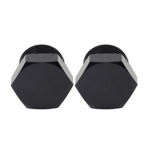Aluminum 10AN AN10 Block off Cap ORB Plug Male fitting Adapters W/O-Rings 2Pcs - Picture 4 of 11