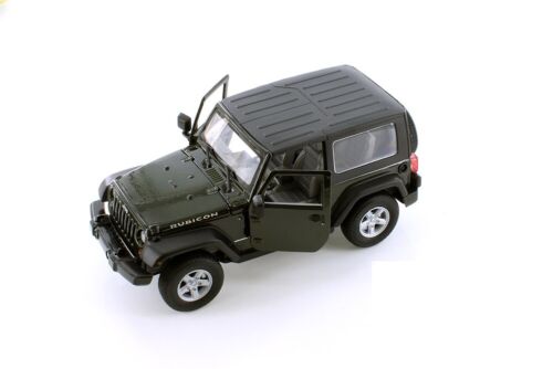 2007 Jeep Wrangler Rubicon Hardtop Welly Diecast Model Toy Car 7", 1:24 - Picture 2 of 21