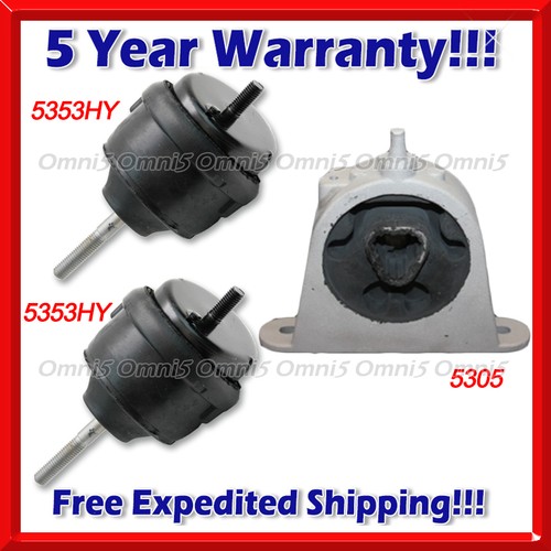 L839 Fits 20072008 Chrysler Pacifica 3.8L 4.0L Engine Motor Mount Set