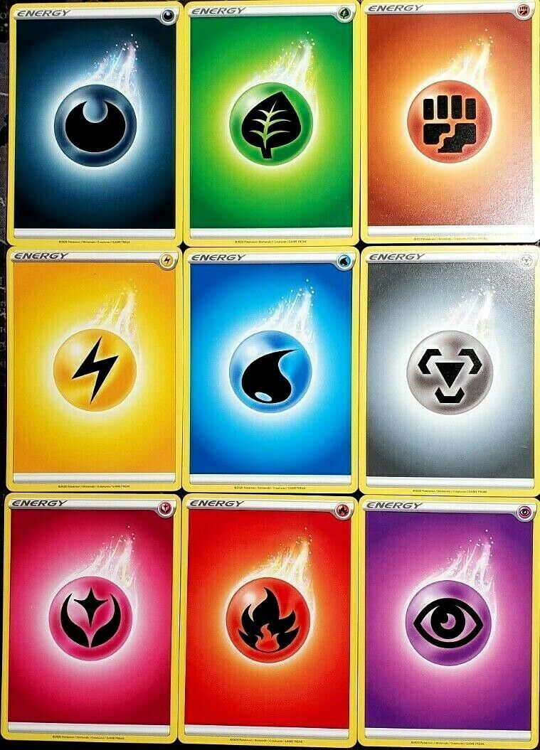 Pokemonster Card Blanks PNG FILE Fire Water Electric Ground Psychic Grass  Normal Steel Stadium Trainer File Only 