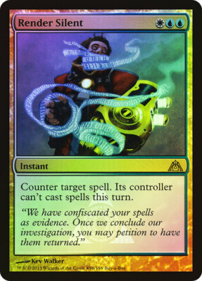 FOIL Render Silent ~ Buy a Box Dragon's Maze [ EX ] [ Magic MTG ]