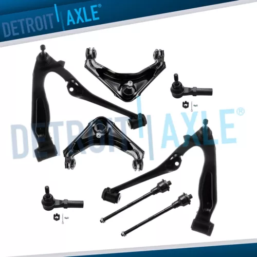 Front Control Arms Ball Joints Tie Rods for Chevy GMC Silverado Sierra 2500 3500