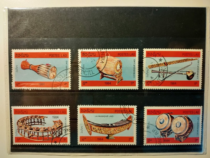 1984 Laos Stamps(Folks Musical Instruments),CTO,NH,OG