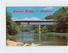 Postcard Covered Bridge Over Locust Fork Of Black Warrior, Hayden, Alabama