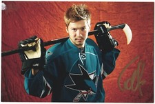 Daniil Tarasov Autographed 4x6 Color Photo 2014 San Jose Sharks Team Portrait