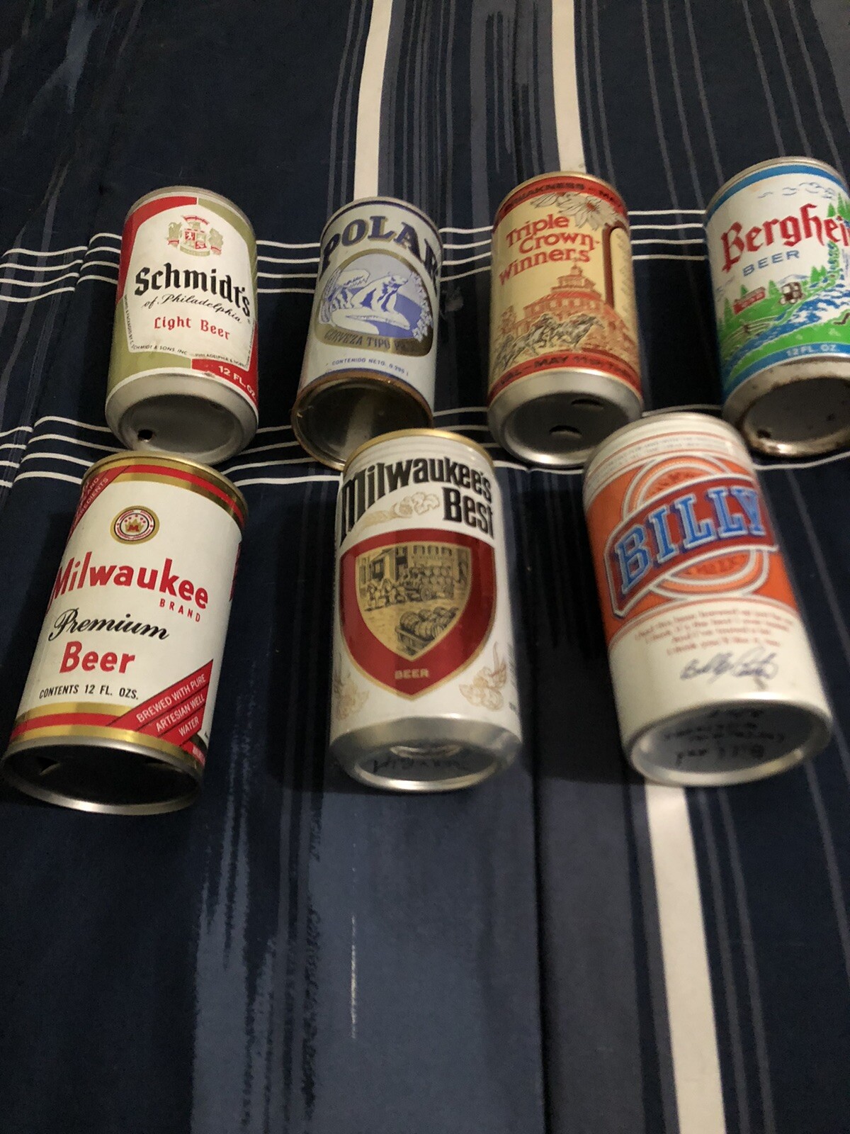 Vintage Lot Of 15 Different Beer Can Names And Brands | eBay