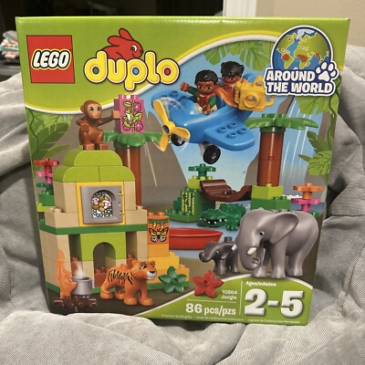 LEGO 10804 Jungle DUPLO 2016 Tiger Elephant Crocodile