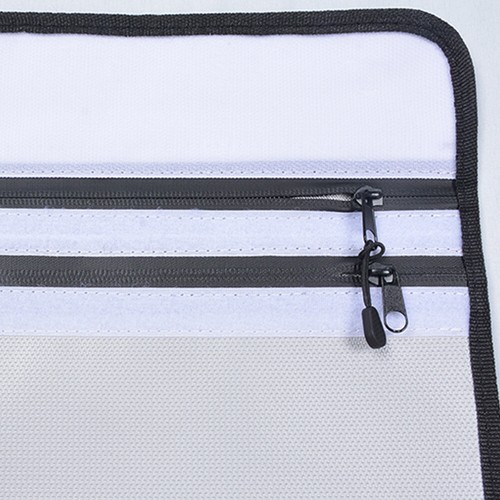Large Fireproof Money Bag Fire Proof Document Pouch Waterproof Safe Cash Folder - Picture 9 of 10