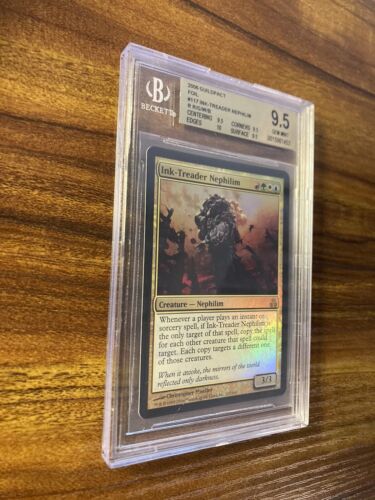 MTG✨INK-TREADER NEPHILIM FOIL✨Guildpact BGS 9.5 GEM MINT RARE Creature POP 2 ! - Picture 3 of 8