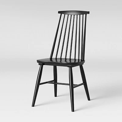 Harwich High Back Windsor Dining Chair Black Threshold