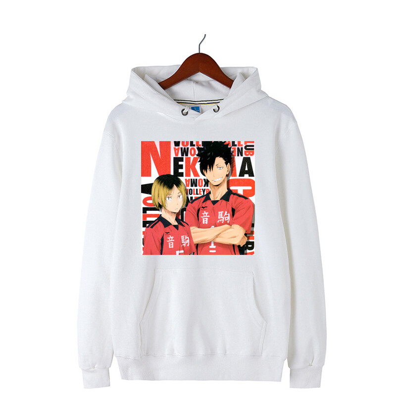 Haikyuu!! Kuroo Tetsurou Kozume Kenma Unisex Anime Hoodies Long Coat Sweater