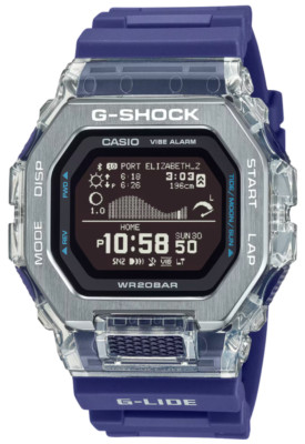 Casio G-Shock GBX-100S-2 Blue Digital Bluetooth Brand New Withtags