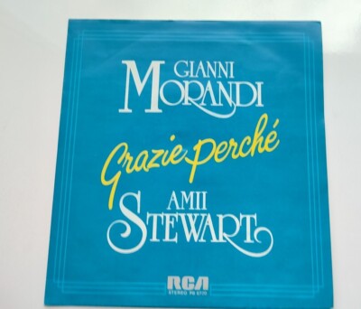 Gianni Morandi Amii Stewart Vinile 7'' 45 giri Grazie Perché / Magari - NUOVO NEW