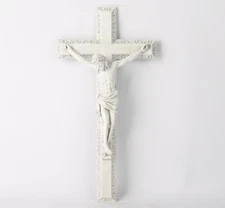 BC Catholic Crucifix Wall Cross, Jesus Christ Wall Decor for Elegant Modern Home