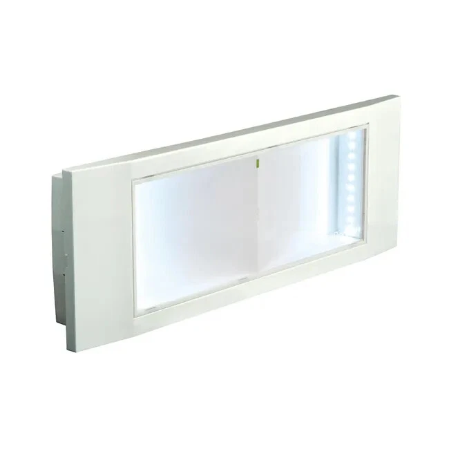 LAMPADA DI EMERGENZA LED BEGHELLI INCASSO MODELLO 1499 11W CON BATTERIA A LITIO - Immagine 2 di 2