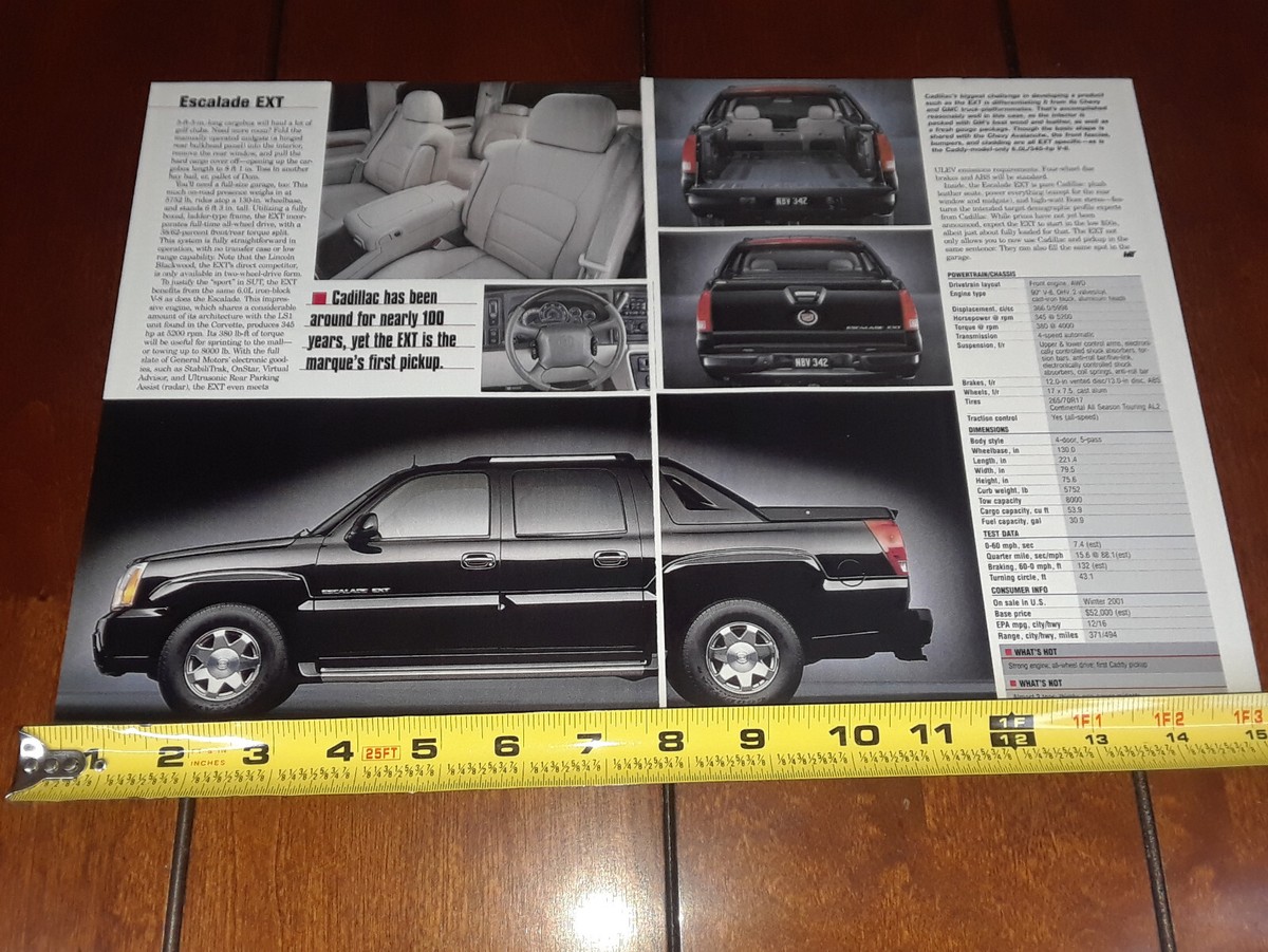 2002 Cadillac Escalade EXT 限定品 2002 CADILLAC ESCALADE EXT ORIGINAL ARTICLE | eBay