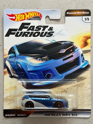 2017 Hot Wheels Premium Fast and Furious SUBARU IMPREZA WRX STI