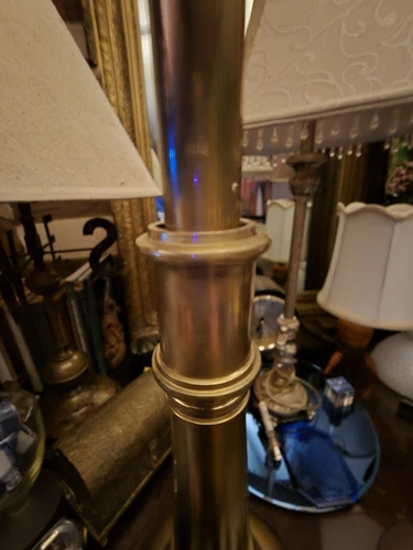 复古 One TALL Stiffel 黄铜台灯 好莱坞摄政 中世纪 m 厘米 - 第 4 张/共 13 张