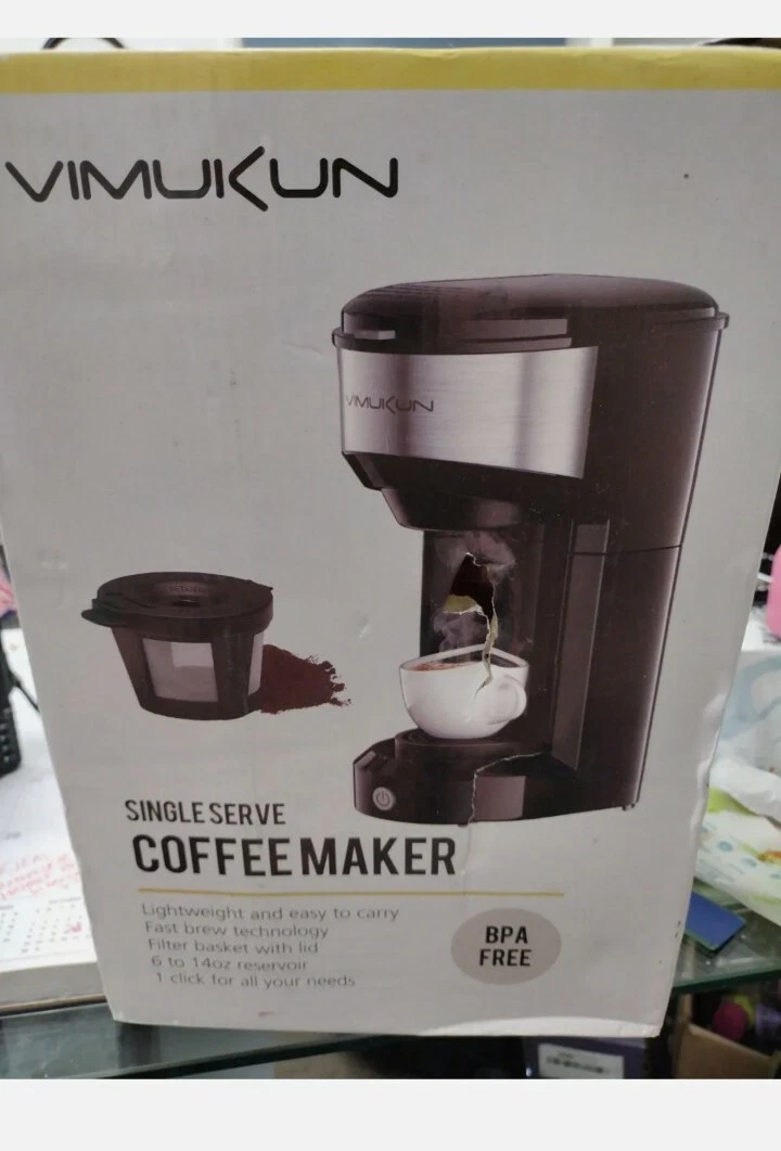 Vimukun Single Serve Coffee Maker Brewer for K Cup Capsule and