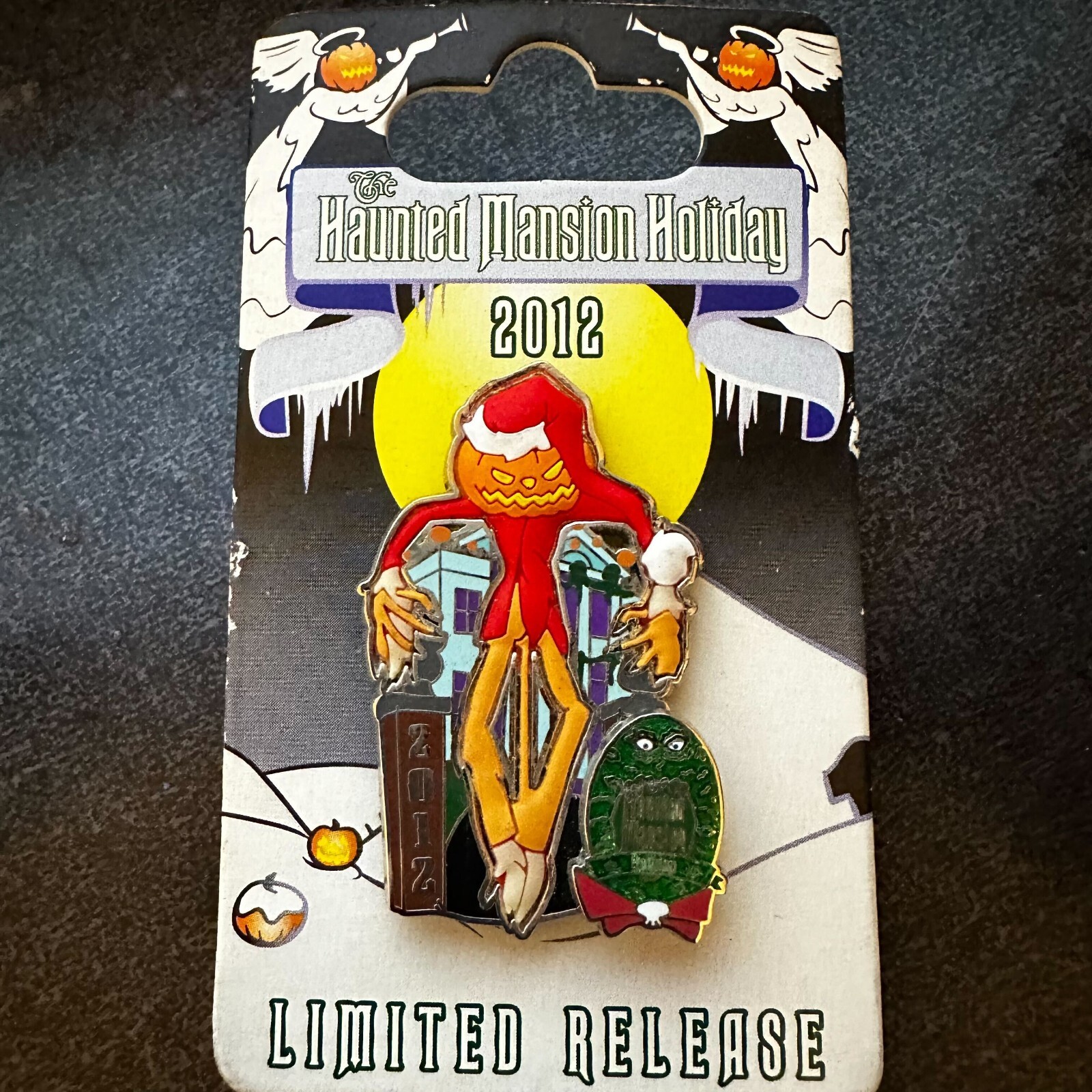 NEW DISNEY HAUNTED MANSION HOLIDAY 2012 Limited Release JACK PUMPKIN KING PIN