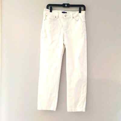 NYDJ Women's Straight Denim Jeans Optic White 2 | eBay